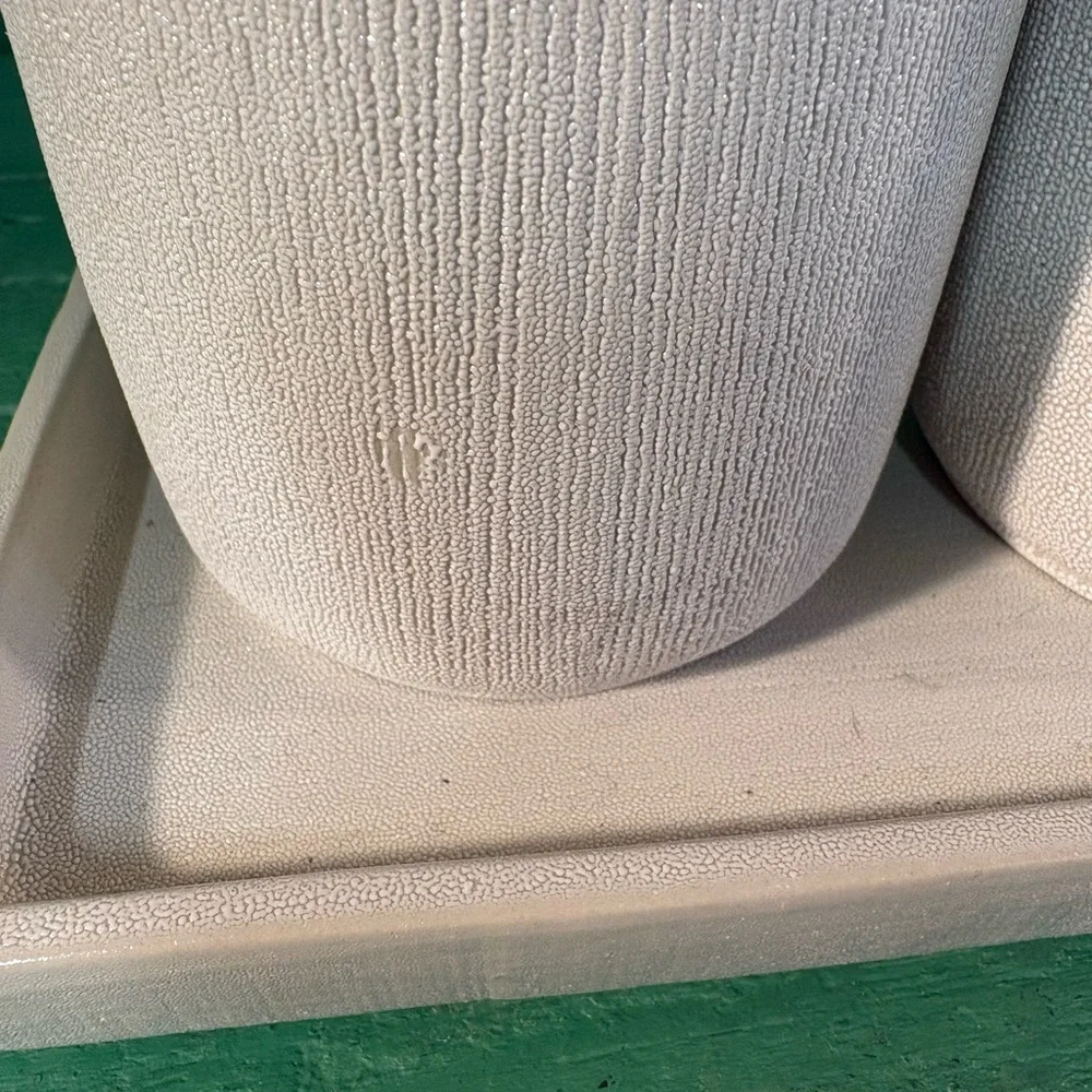 Elegant White Bath Storage Set